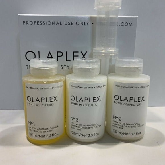 OLAPLEX Traveling Stylist Kit No. 1 and (x2) No. 2 3.3 Oz